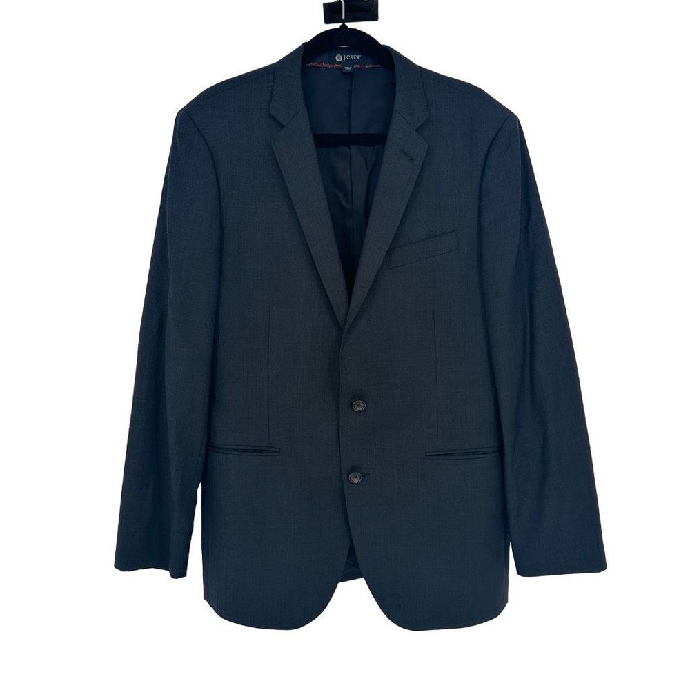 J. Crew Ludlow Gray Sport Coat Blazer Suit‎ Jacket 42R Men’s Wool